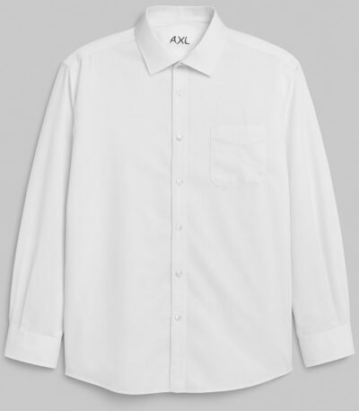 White Casual Shirt in 4XL Size