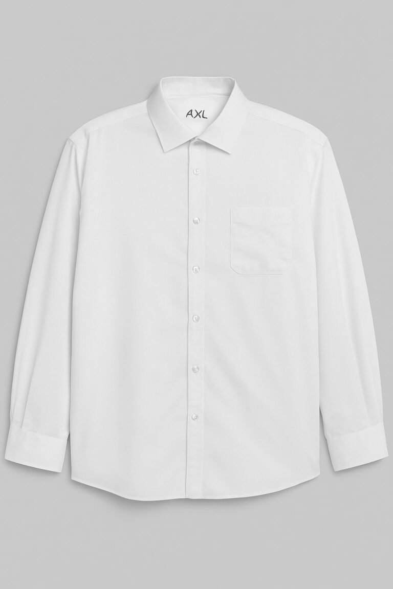 White Casual Shirt in 4XL Size
