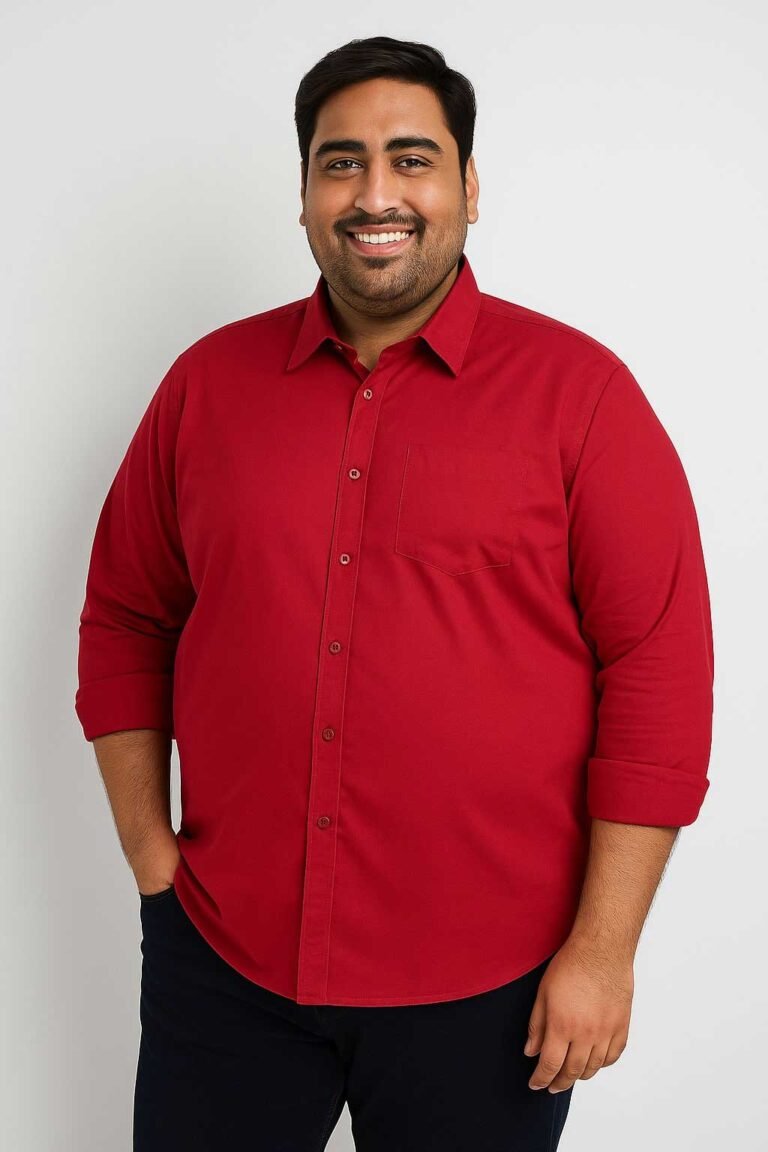 Classic Red Casual Shirt