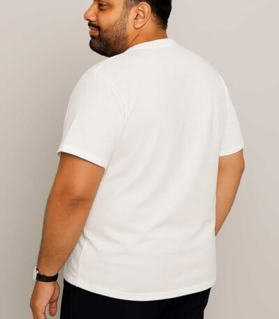 Plain White T-Shirt 4XL in Pakistan