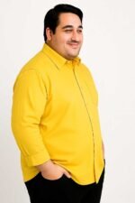 Yellow Casual Shirt in 4XL