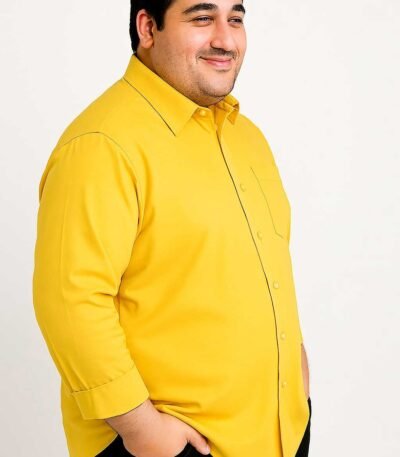 Yellow Casual Shirt in 4XL