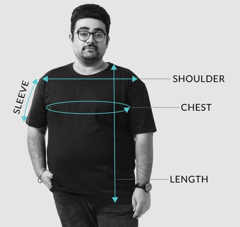 xxxxl size chart measurement for shirts
