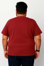 Plain Maroon T-Shirt - Image 2