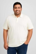 Classic Off-White Polo Shirt 4XL Available in Pakistan