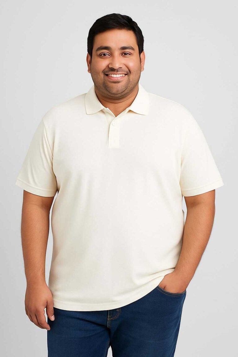 Classic Off-White Polo Shirt 4XL Available in Pakistan
