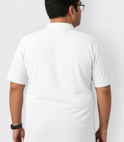 Plain White Polo Shirt