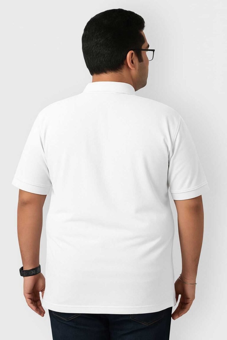 Plain White Polo Shirt