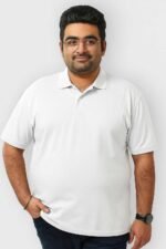 Plain White Polo Shirt