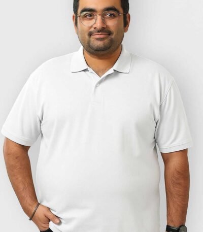 Plain White Polo Shirt